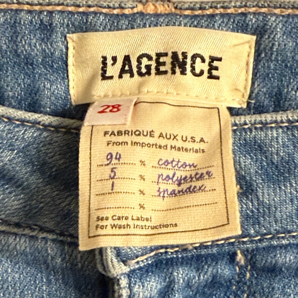 L'AGENCE
Clayton Salina Wide Leg Jean- size 28 - Picture 5 of 7